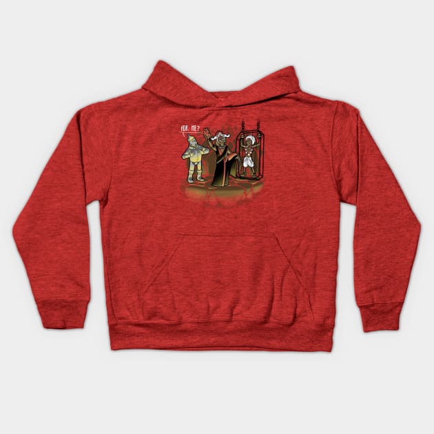 For me Kids Hoodie by Cromanart